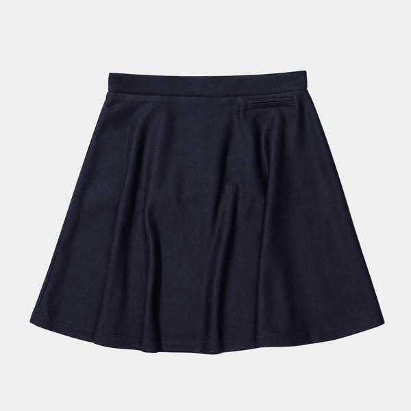 Girls Navy Jersey Easy Dressing School Skirts from You Know Who's