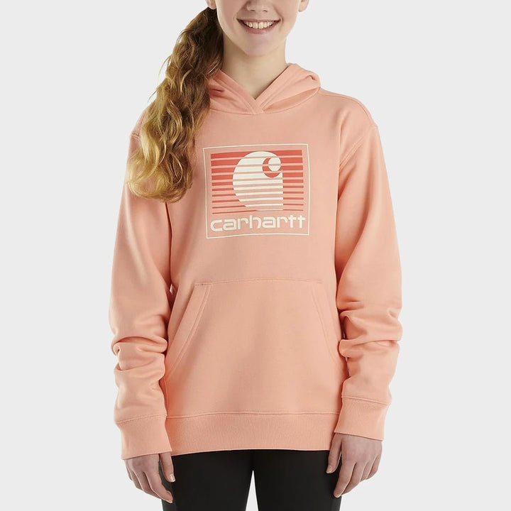 Girls Peach Carhartt Hoodie from You Know Who's