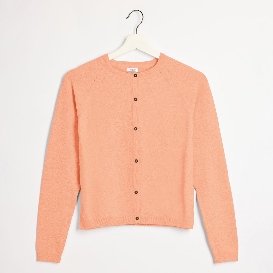 Girls Peach Knitted Cardigan from You Know Who's