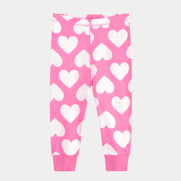 Girls Pink Heart Pj Bottom from You Know Who's