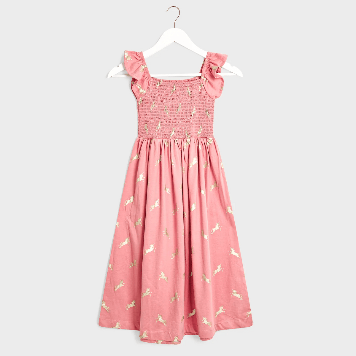 Girls Pink Unicorn Boden Dress from You Know Who's