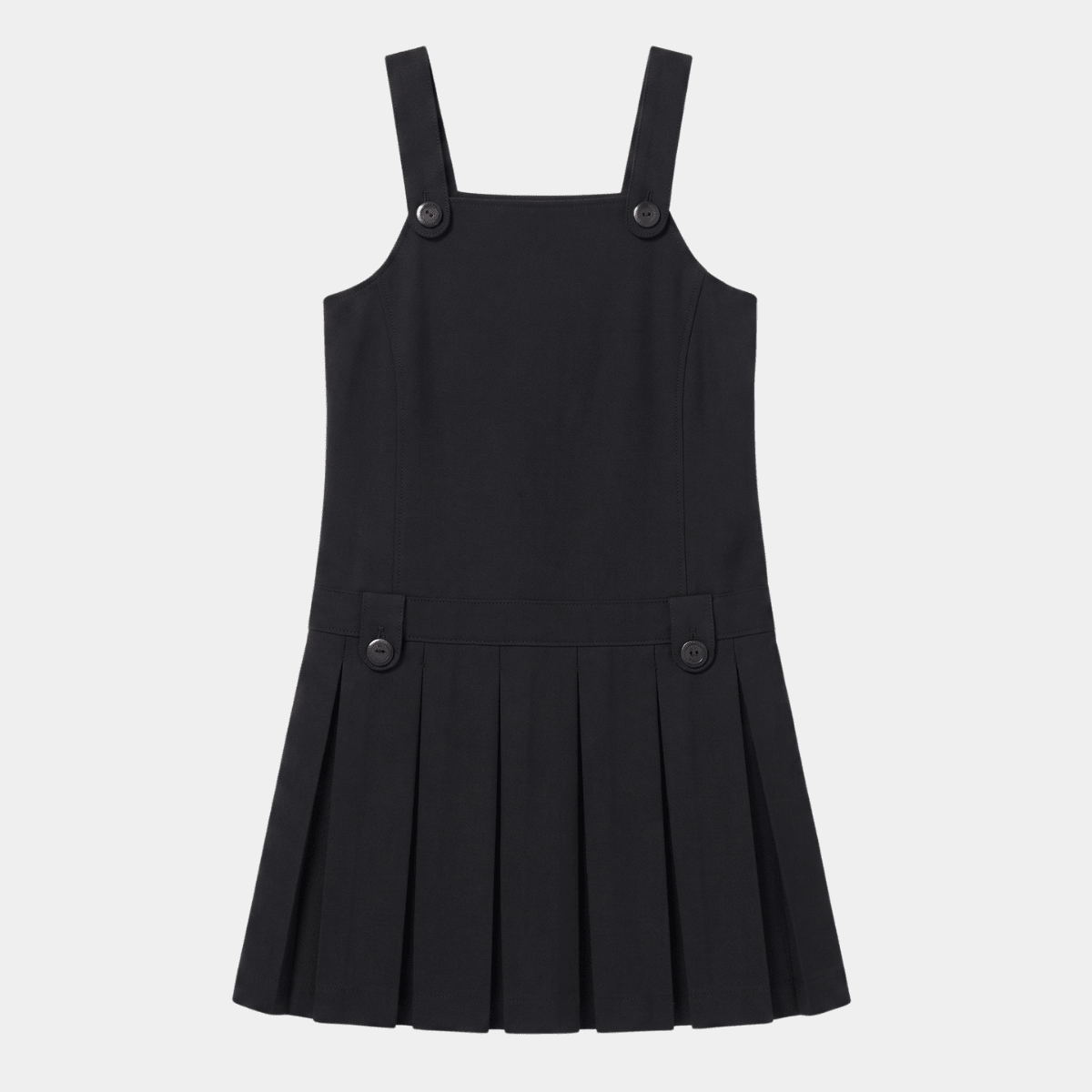Girls Pleat 2 Button Pinafore from You Know Who's