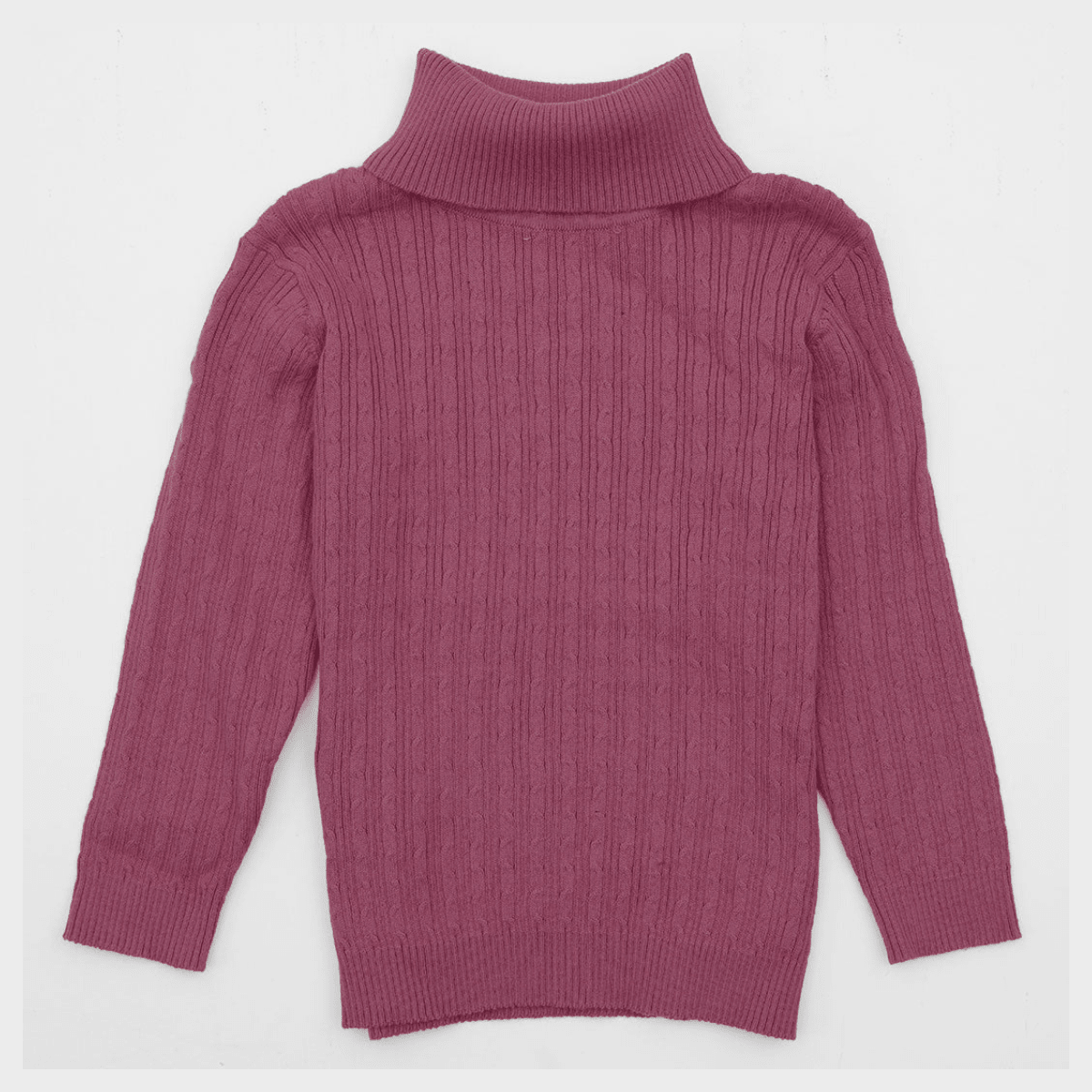Girls Plum Knitted Polo from You Know Who's