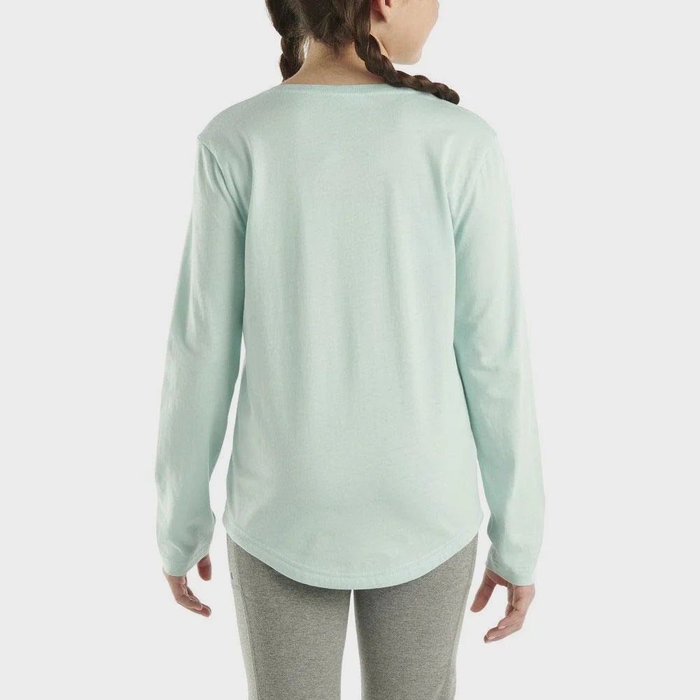 Girls Printed Aqua Deer Long Sleeve Carhartt Top from You Know Who's