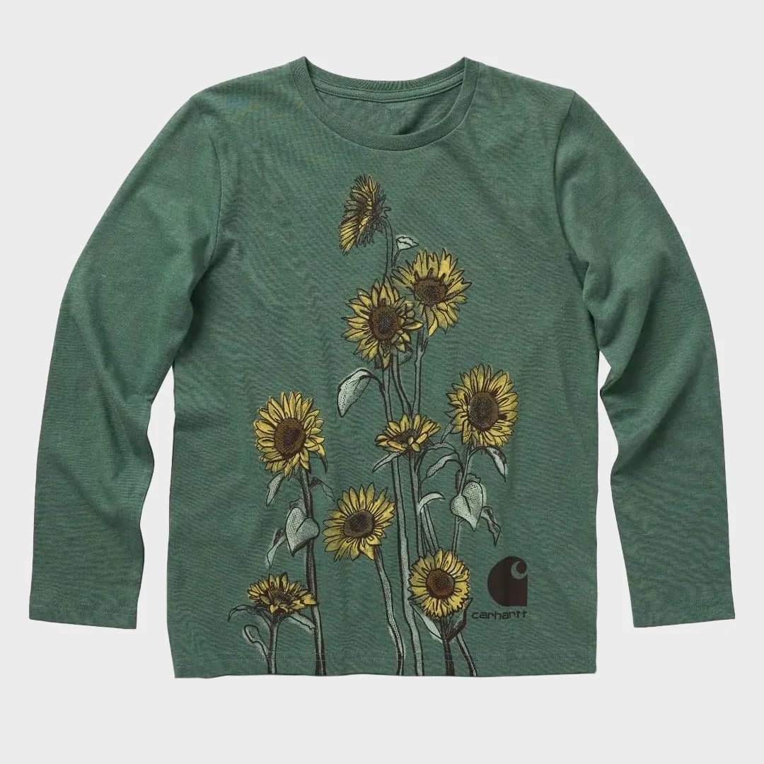 Girls Printed Flower Long Sleeve Carhartt Top from You Know Who's