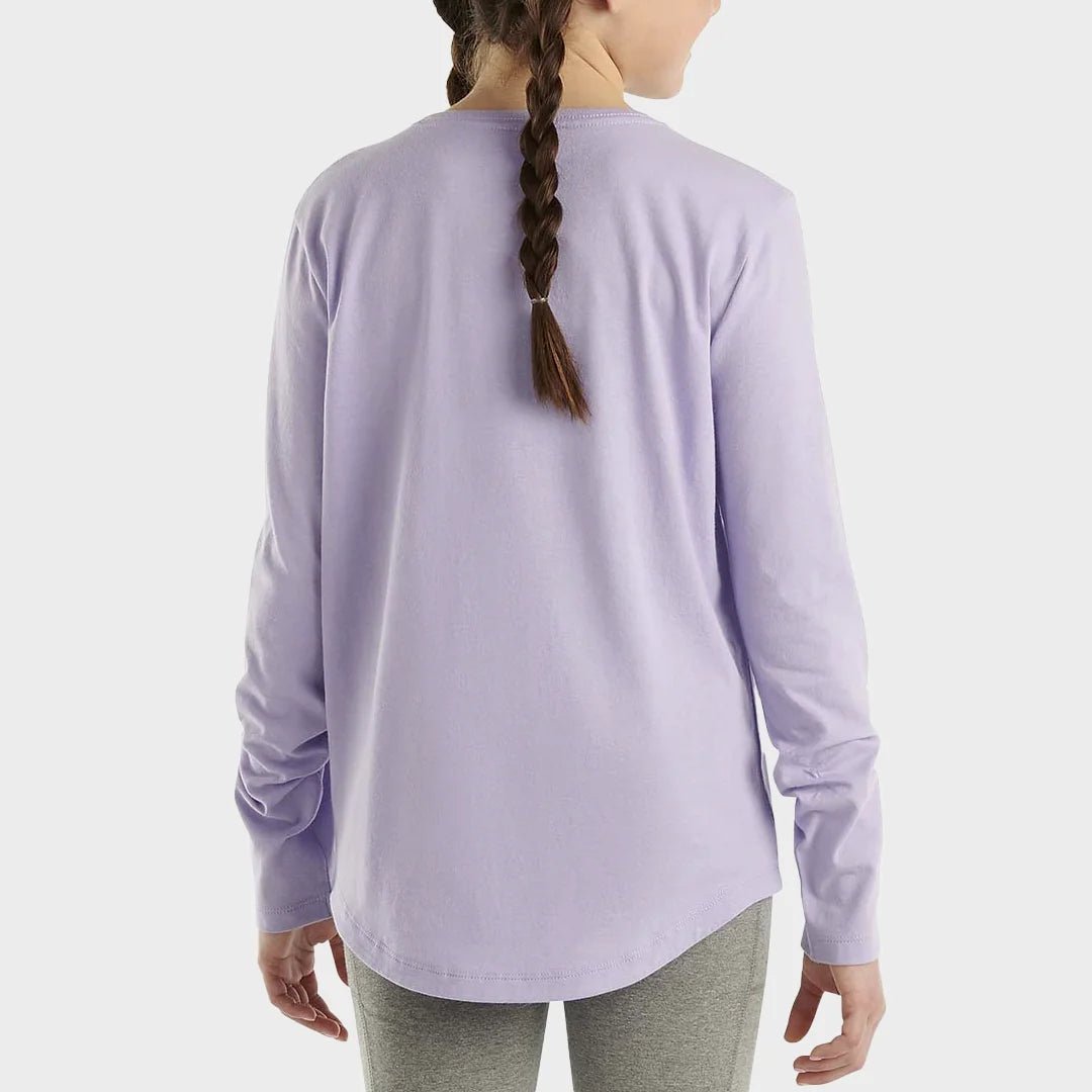 Girls Printed Lilac Dog Long Sleeve Carhartt Top from You Know Who's