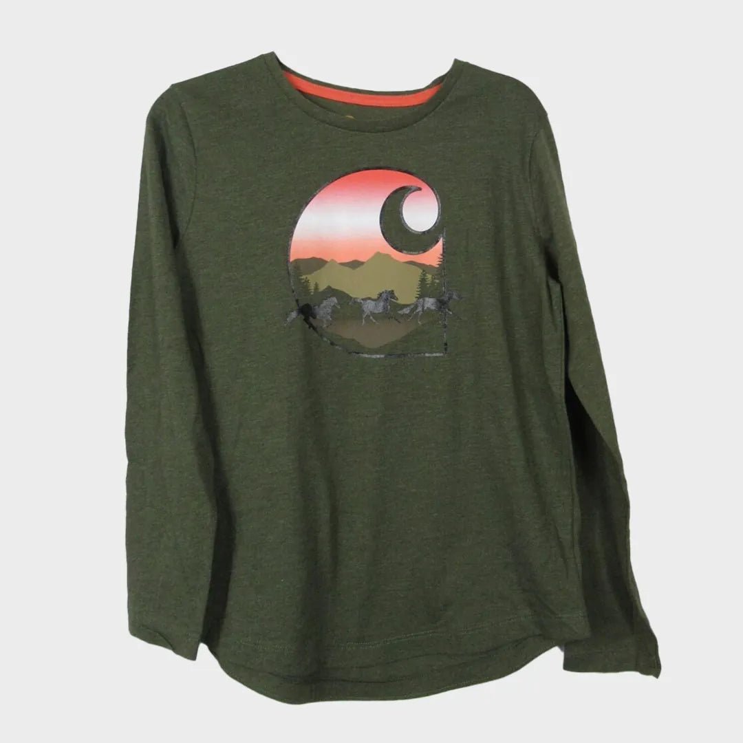 Girls Printed Moon Long Sleeve Carhartt Top from You Know Who's