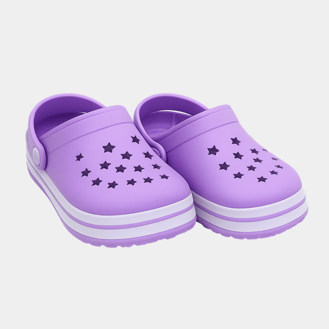 Girls Purple Clogs from You Know Who's