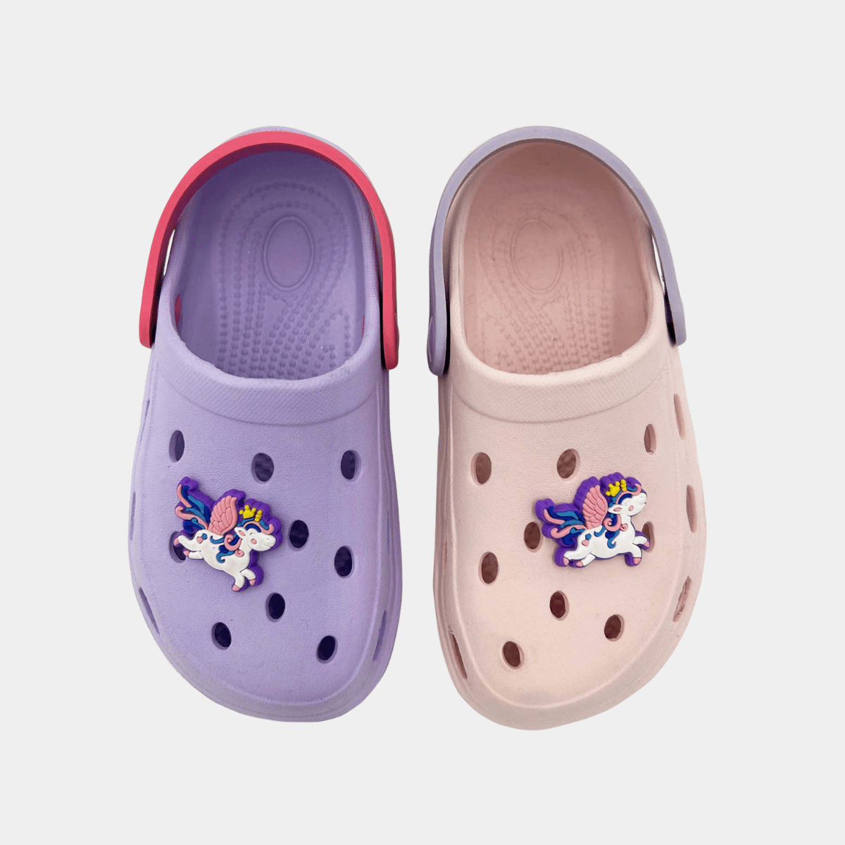 Girls Purple Unicorn Clogs from You Know Who's