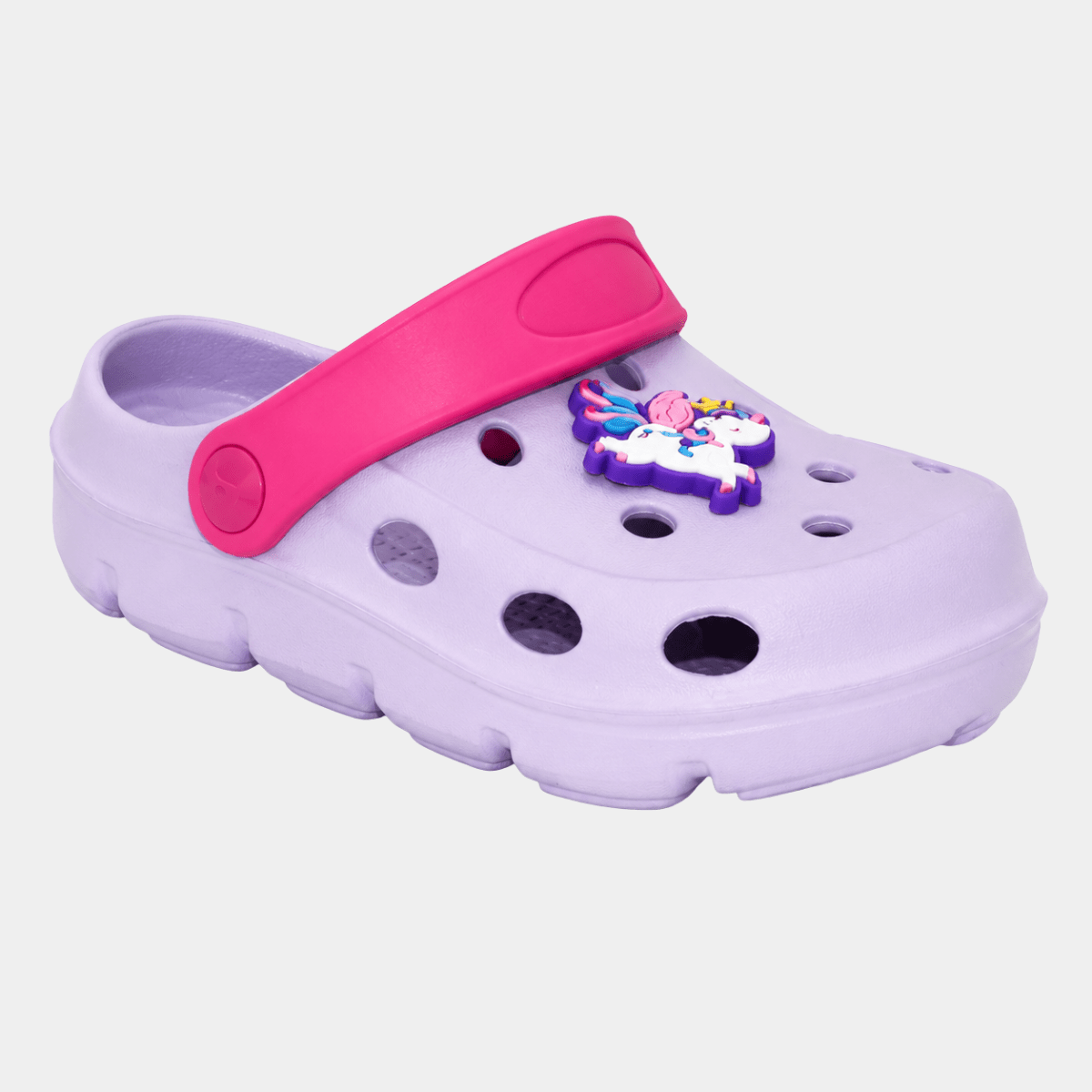 Girls Purple Unicorn Clogs from You Know Who's