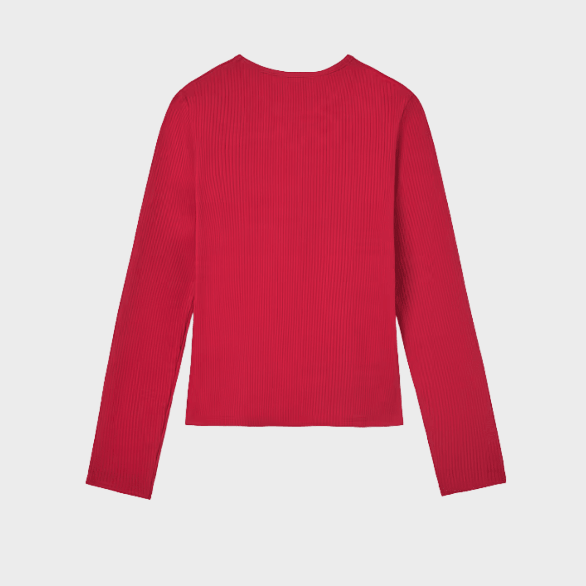 Girls Red Cut Out Ribbed Top (8 - 14Y) from You Know Who's