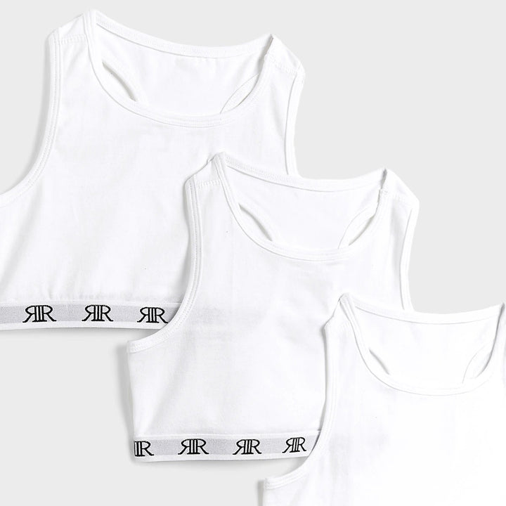 Girls RI 3PK Vest Tops from You Know Who's