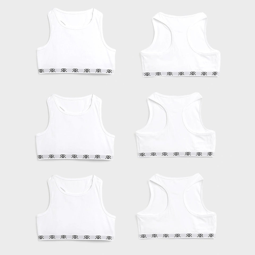 White Vest Vest Tops For Girls Girls Pack White Vests (2-11yrs