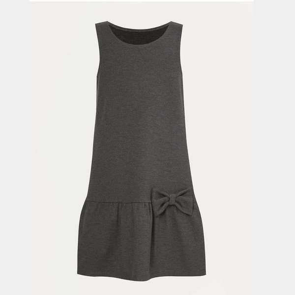 Girls School Bow Stretch Pinafore from You Know Who's