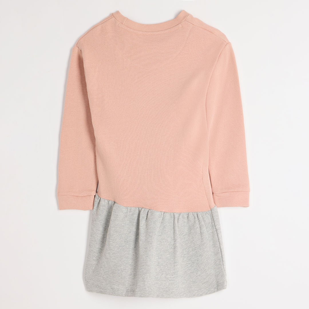 Girls Smile Long Sleeve Dress from You Know Who's