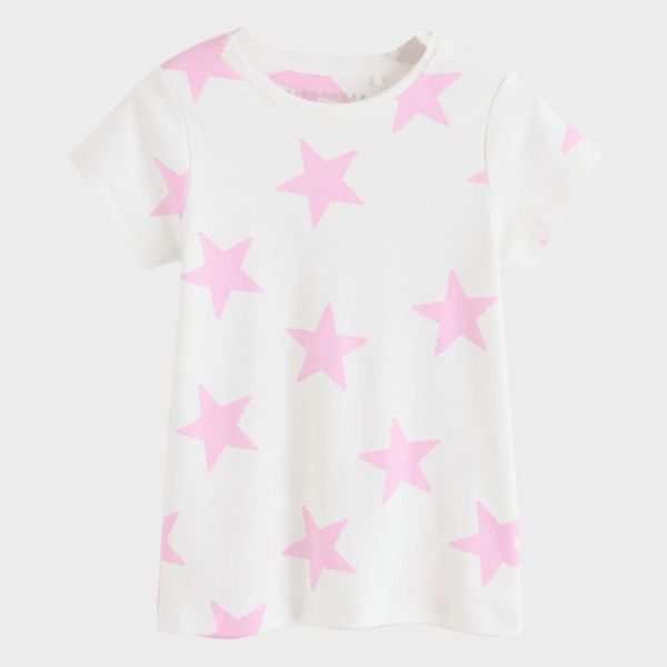 Girls Star Print T-shirt from You Know Who's