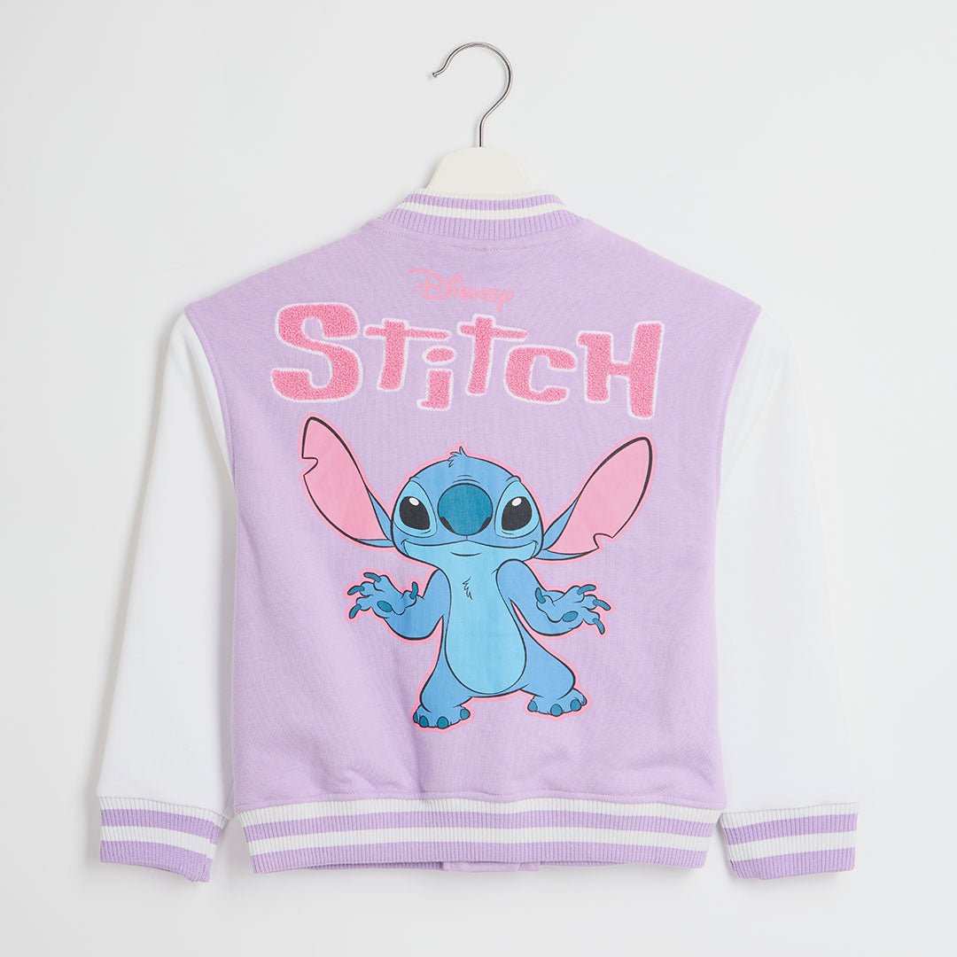 Girls Stitch Baseball Jacket from You Know Who's