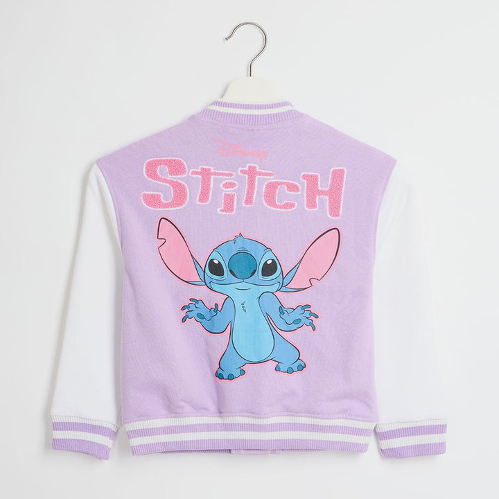 Girls Stitch Baseball Jacket from You Know Who's