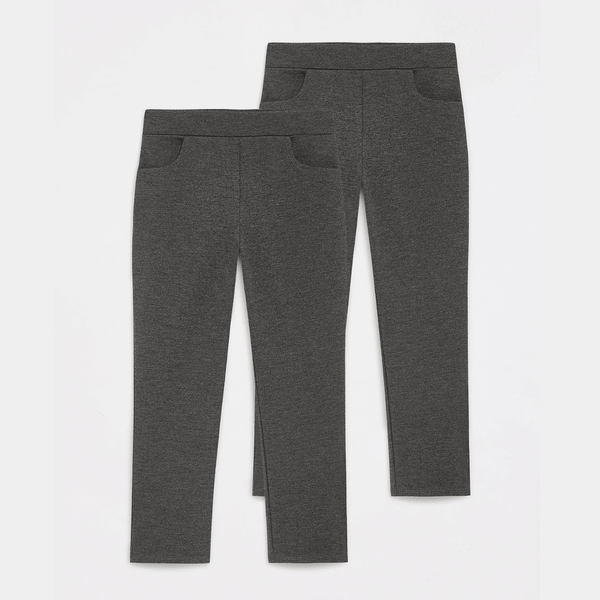 Girls Straight Leg 2pk School Trouser from You Know Who's