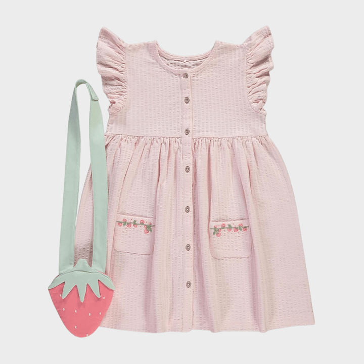 Girls Strawberry Dress With Bag from You Know Who's