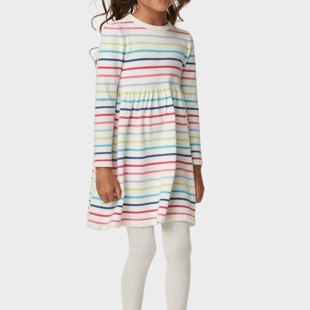 Girls Striped Dress and Tights from You Know Who's