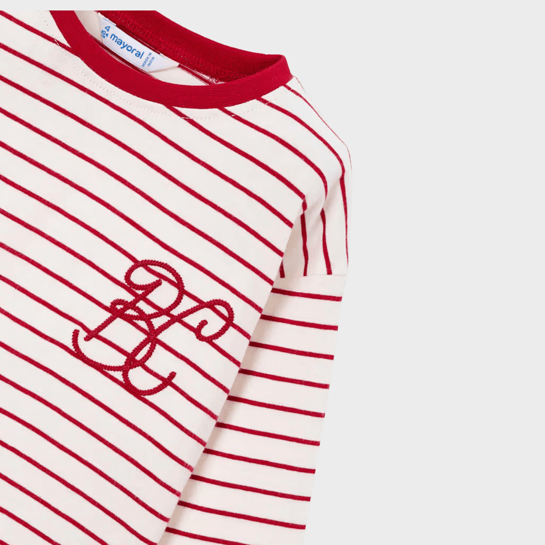 Girls Striped Top (2Y - 10Y) KITO2634 from You Know Who's