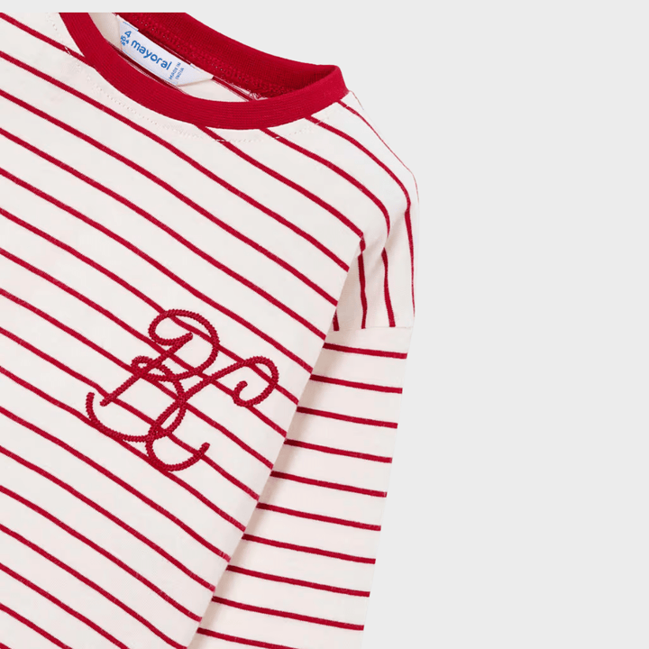 Girls Striped Top (2Y - 10Y) KITO2634 from You Know Who's