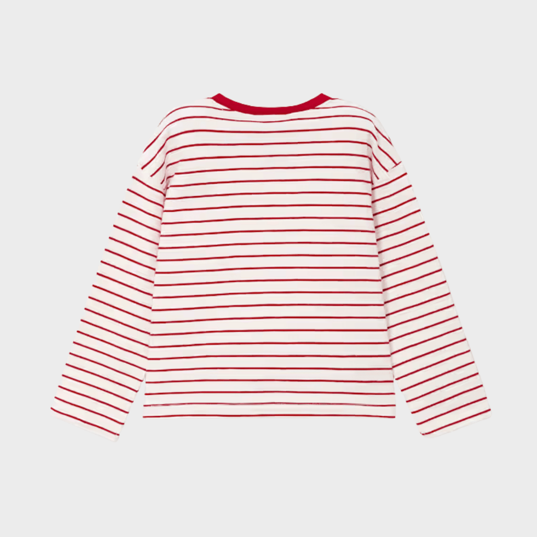 Girls Striped Top (2Y - 10Y) KITO2634 from You Know Who's