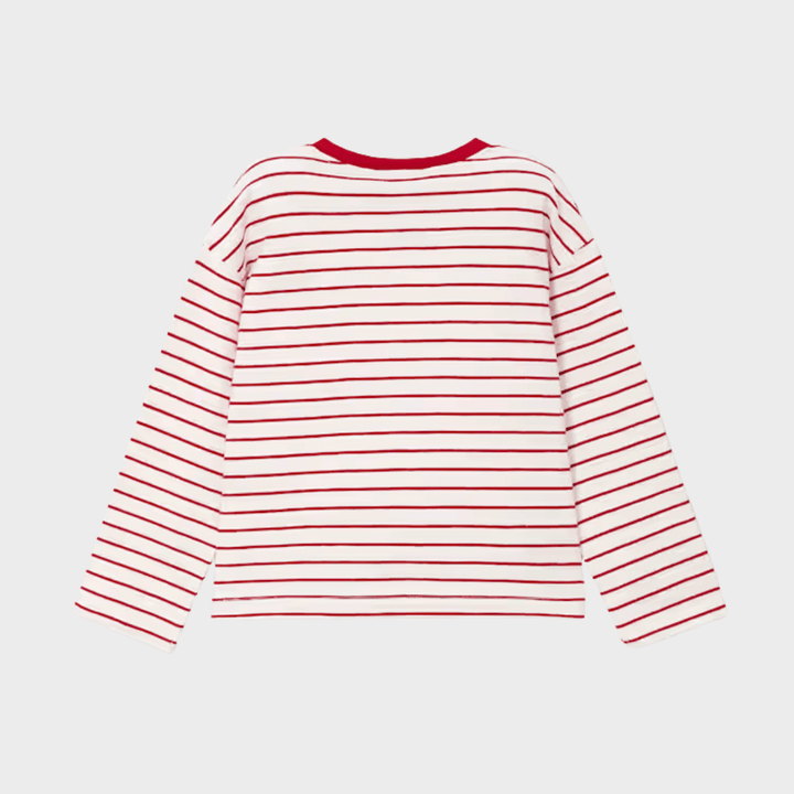Girls Striped Top (2Y - 10Y) KITO2634 from You Know Who's