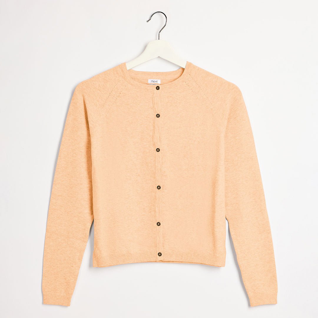 Girls Tangerine Knitted Cardigan from You Know Who's