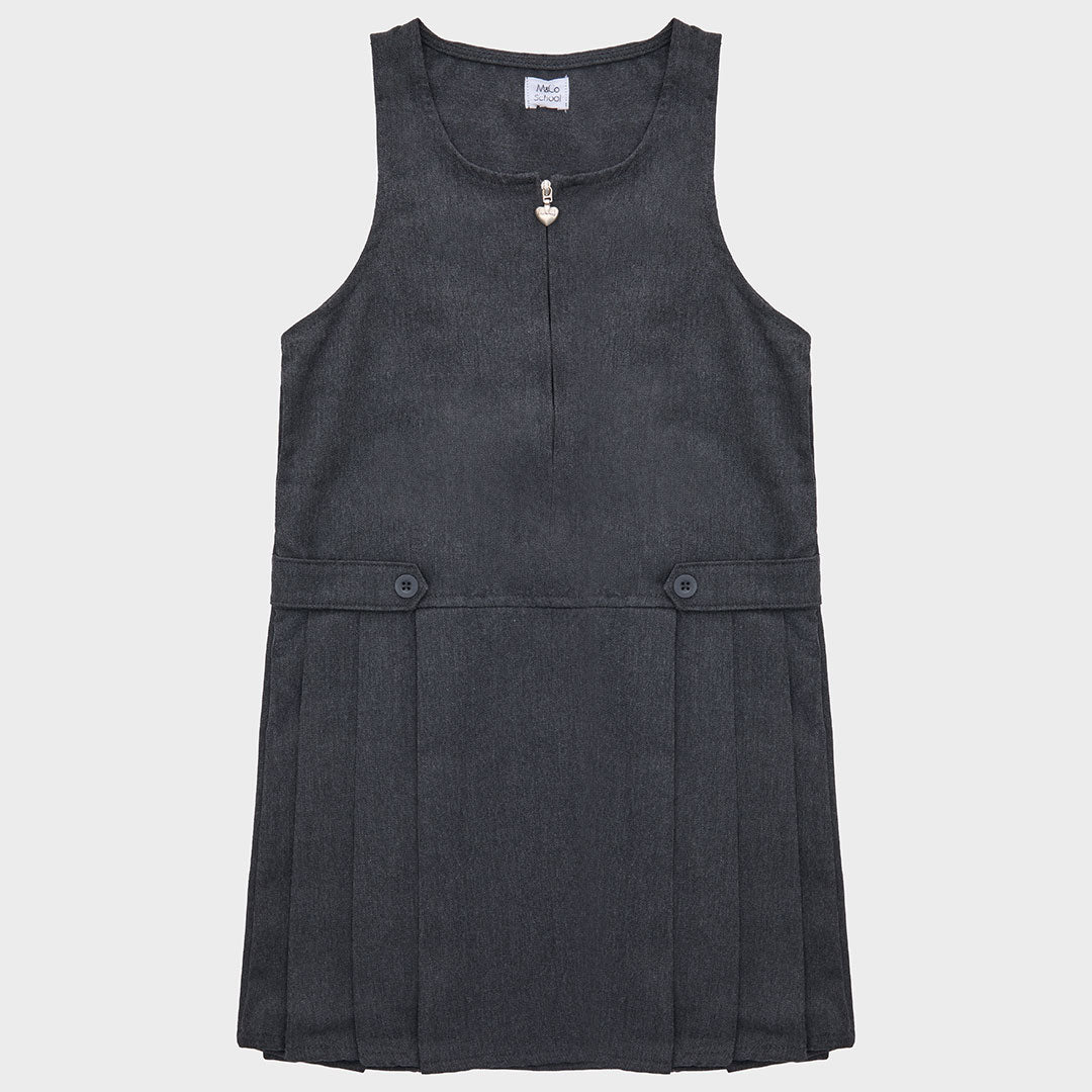 Girls Teflon Pleated Pinafore Dress from You Know Who's