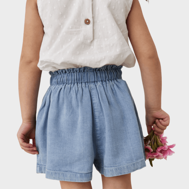 Girls Tencil Denim Short from You Know Who's