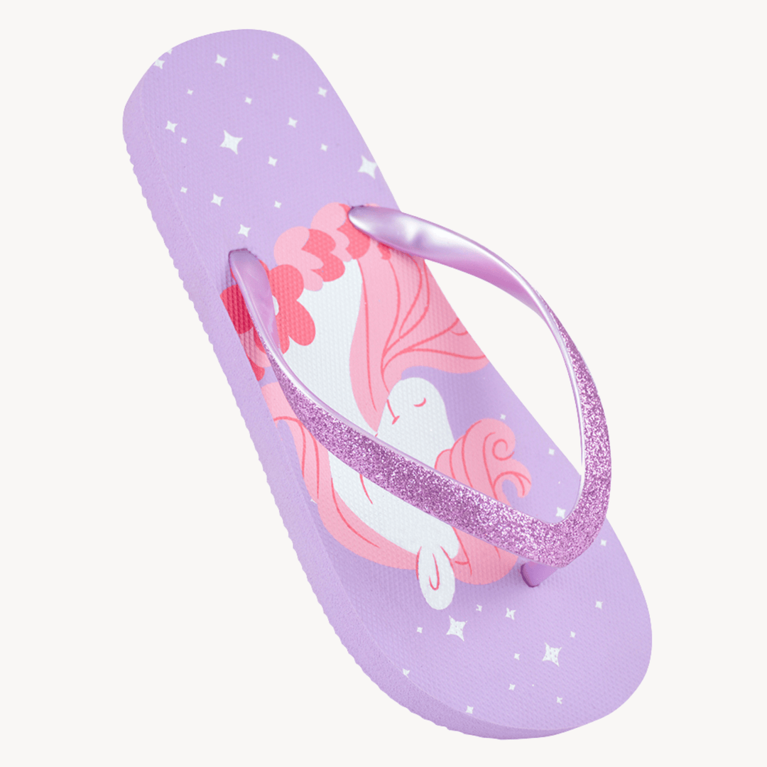 Girls Unicorn Flip Flops from You Know Who's