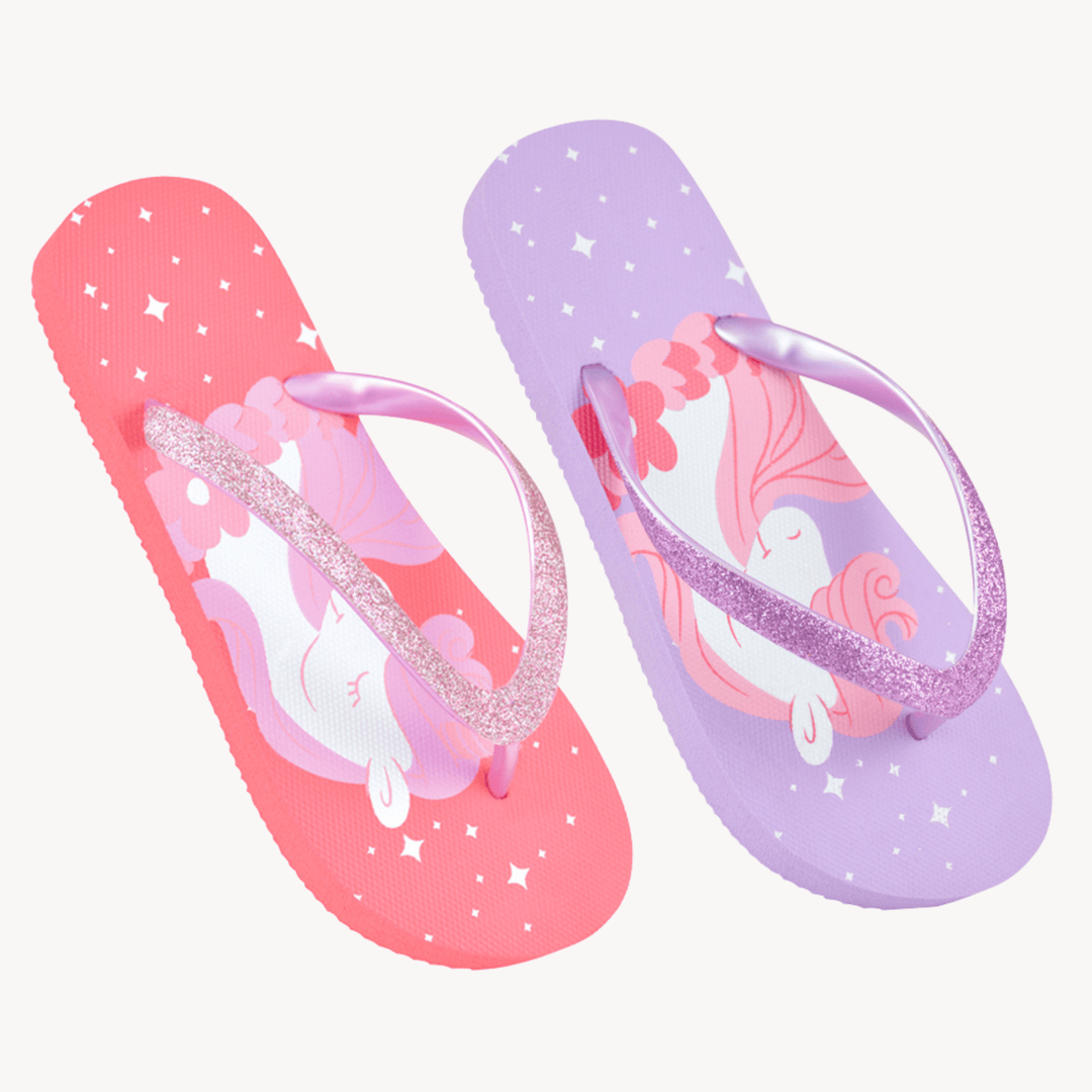 Girls Unicorn Flip Flops from You Know Who's