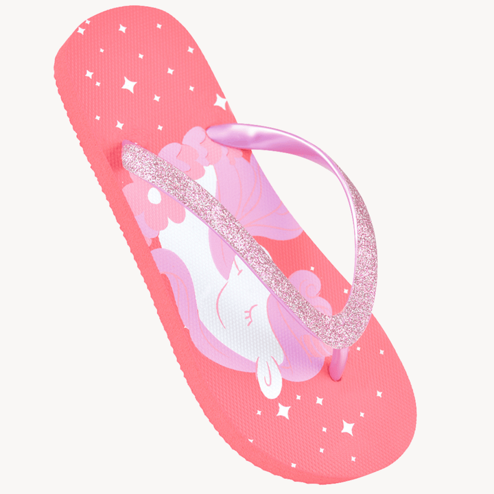 Girls Unicorn Flip Flops from You Know Who's
