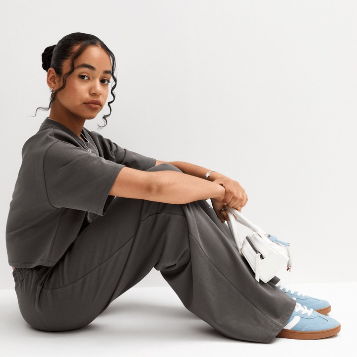 Girls Washed Wide Leg Joggers (10 - 15Y) from You Know Who's