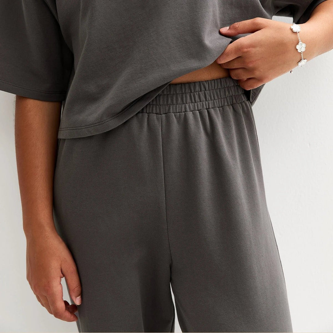 Girls Washed Wide Leg Joggers (10 - 15Y) from You Know Who's