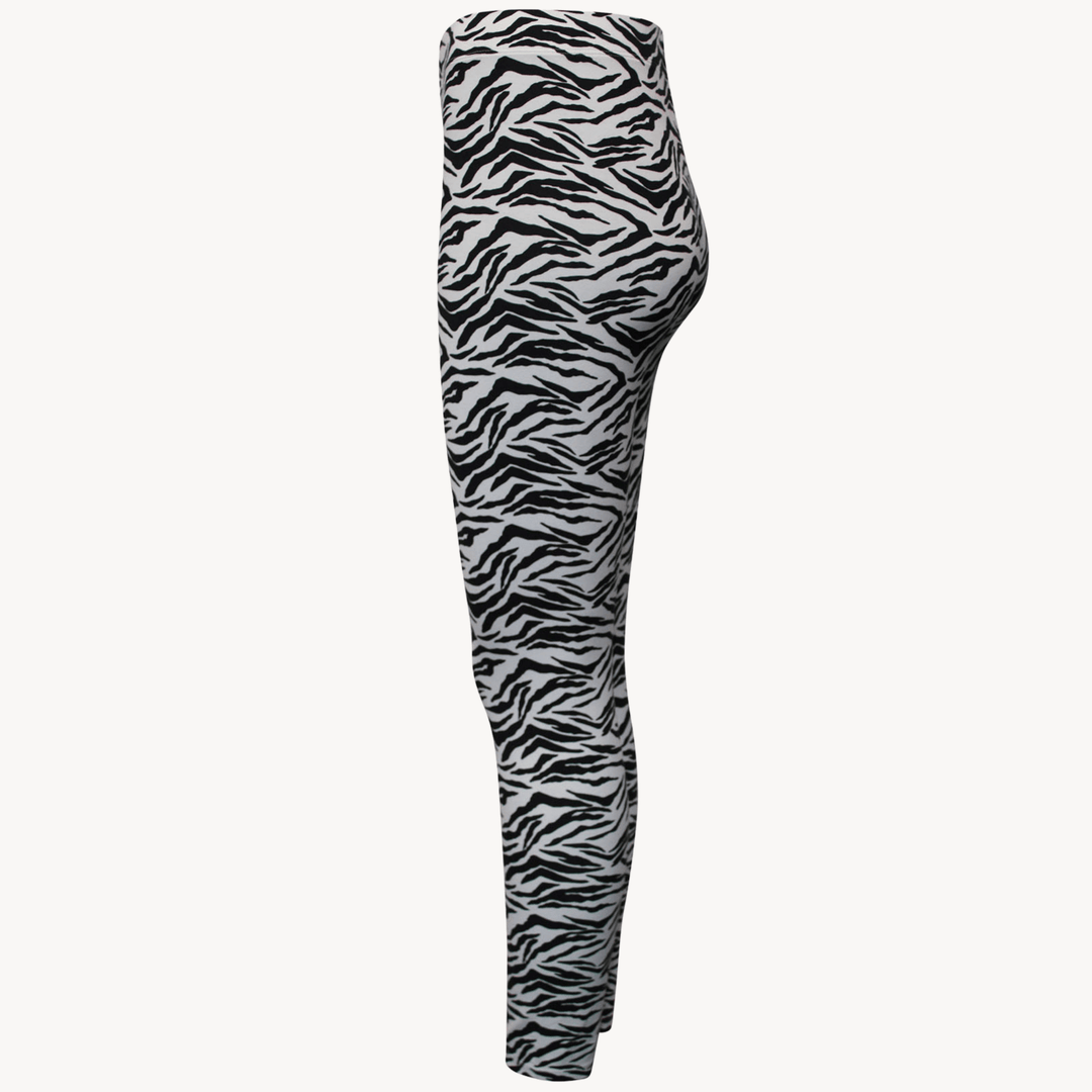 Girls Zebra Monochrome Leggings (6 - 10Y) from You Know Who's