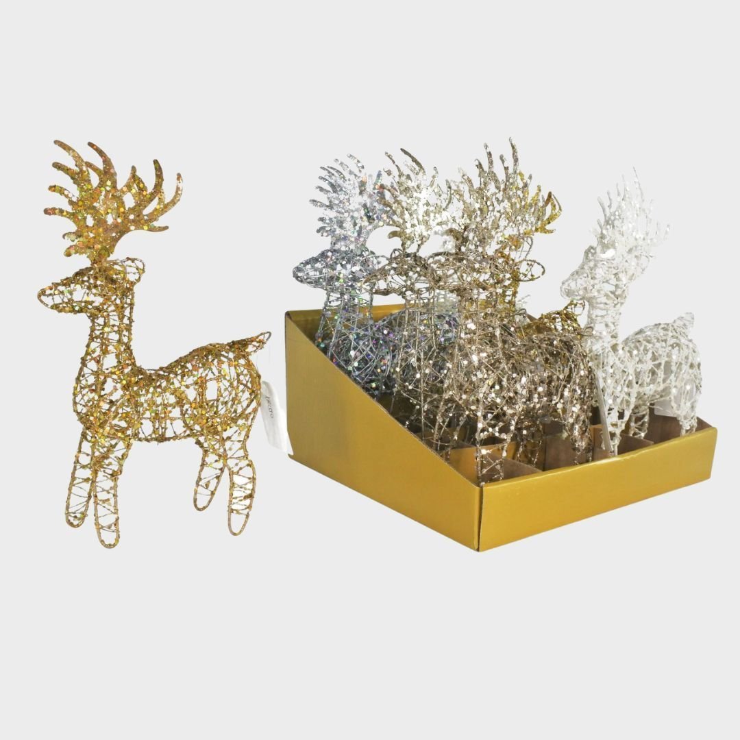 Glitter Wire Reindeer Ornament from You Know Who's