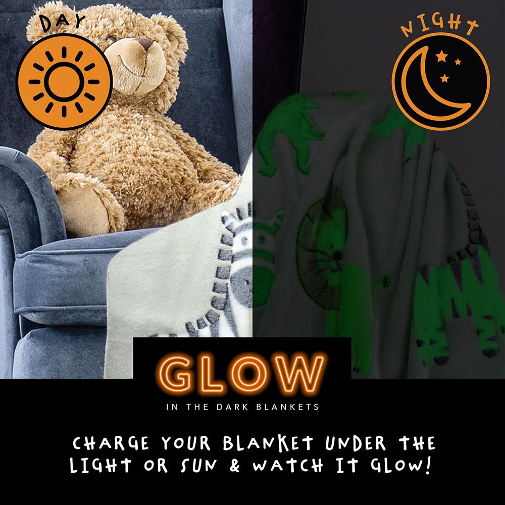 Glow in the dark Safari Blanket from You Know Who's