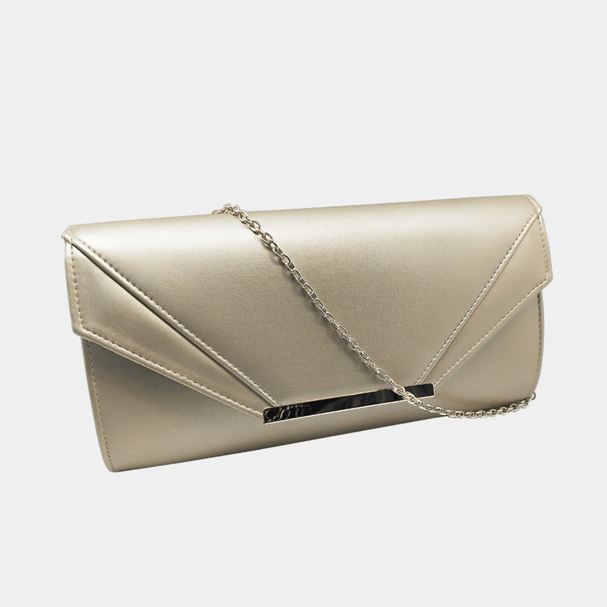 Gold Envelope Clutch Bag from You Know Who's