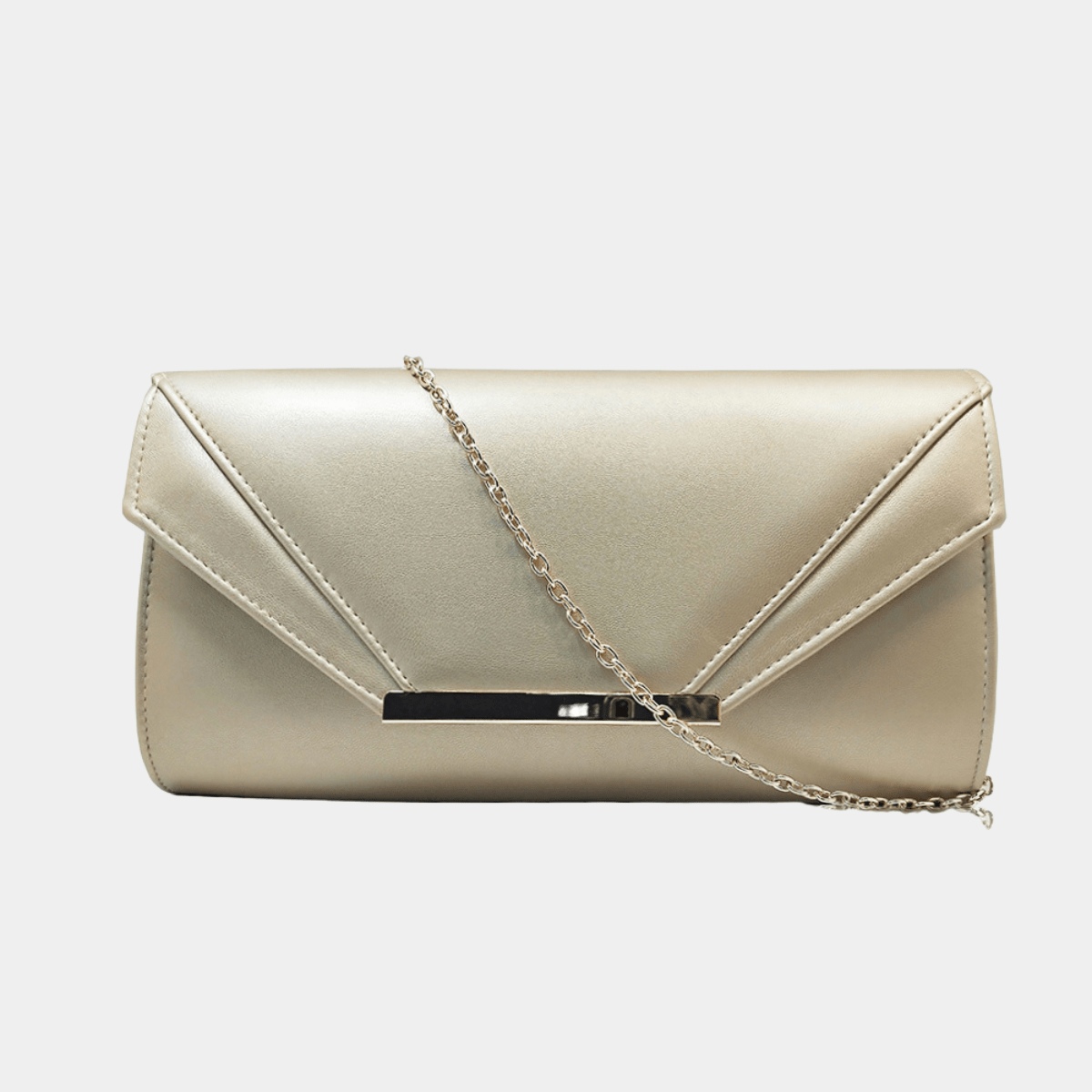 Gold Envelope Clutch Bag from You Know Who's