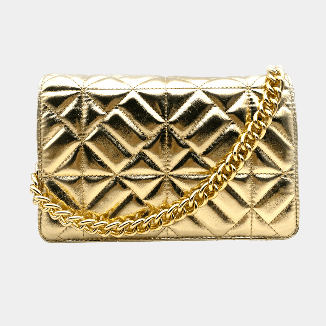 Gold Metallic Chain Bag from You Know Who's