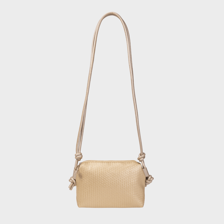 Gold Woven Crossbody Bag from You Know Who's