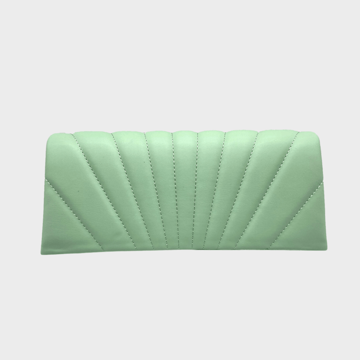 Green Long Shell Clutch Bag from You Know Who's