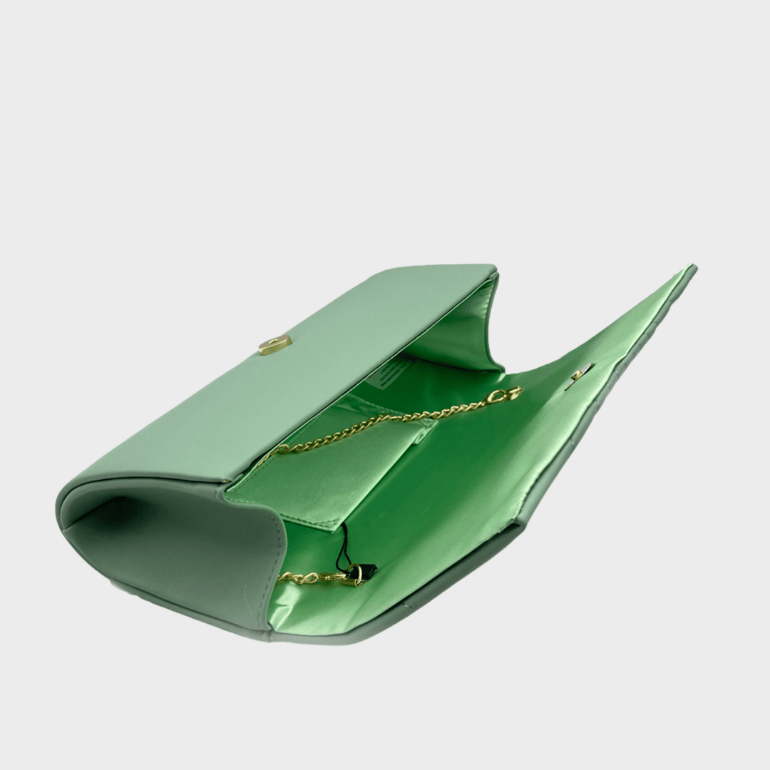 Green Long Shell Clutch Bag from You Know Who's