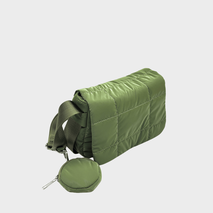 Green Padded Crossbody Bag from You Know Who's