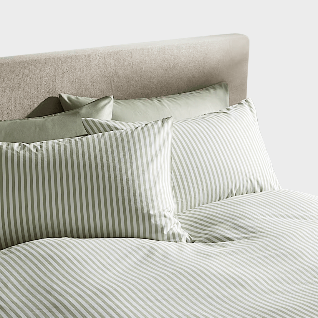 Green Stripe Duvet Set from You Know Who's