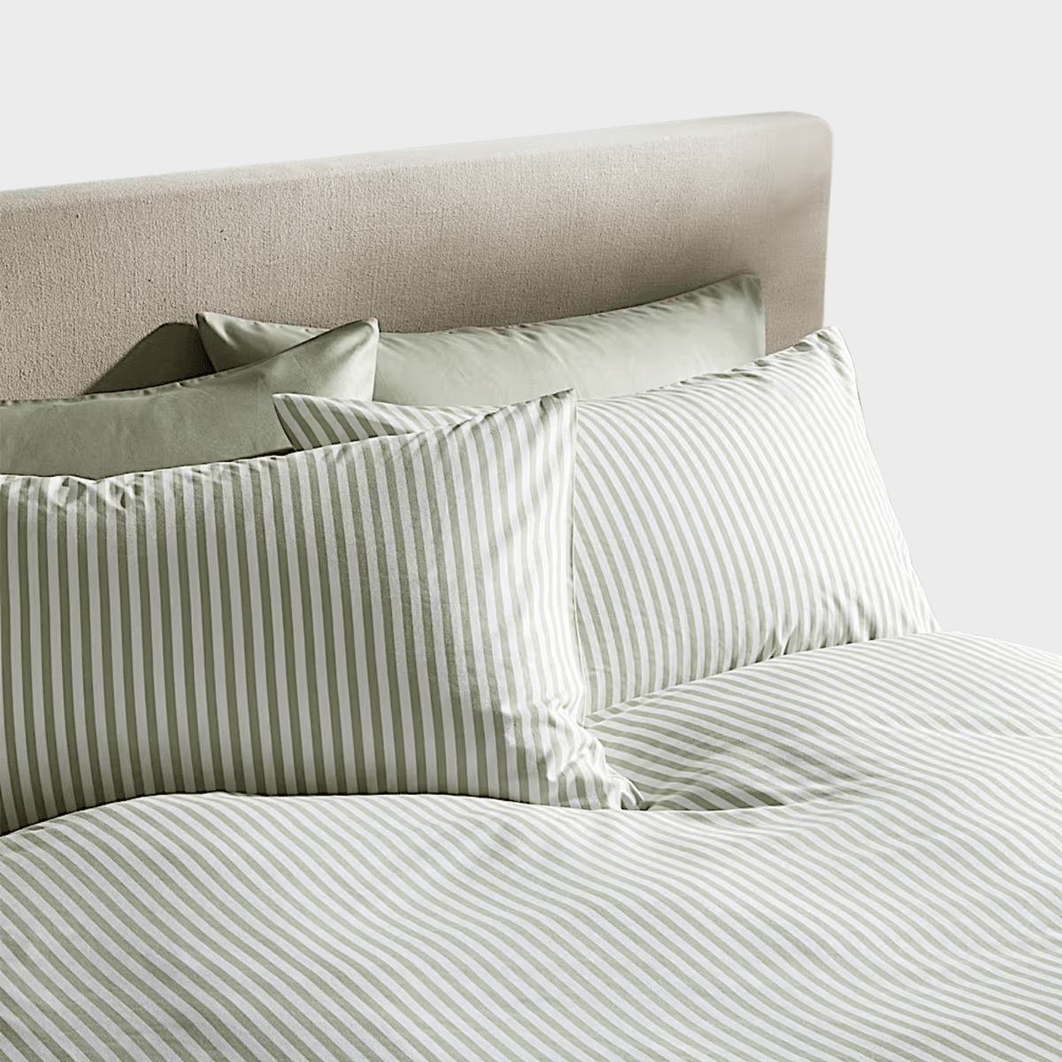 Green Stripe Duvet Set from You Know Who's