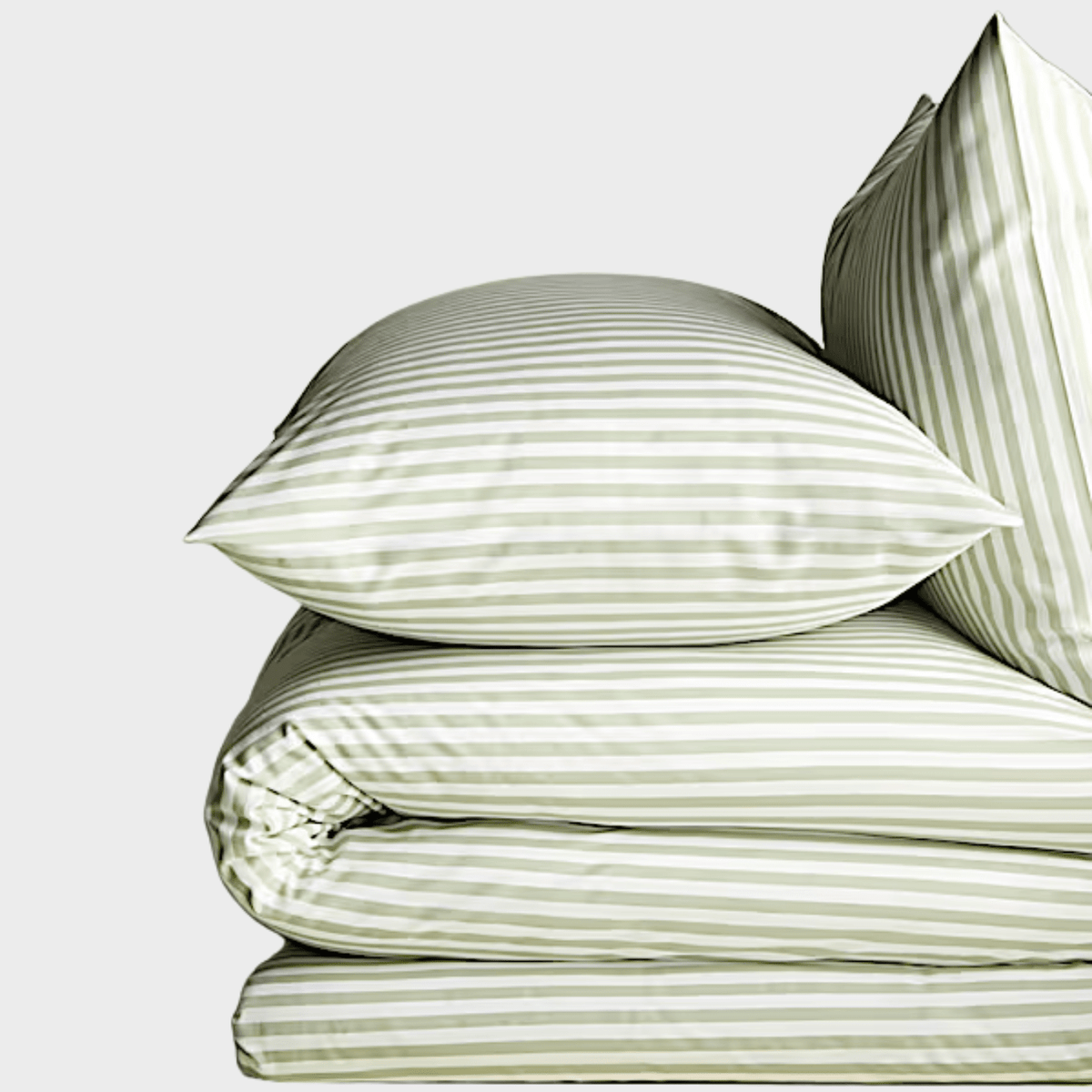 Green Stripe Duvet Set from You Know Who's